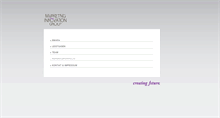 Desktop Screenshot of marketing-innovation-group.com