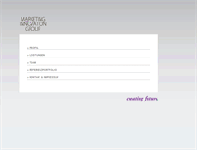 Tablet Screenshot of marketing-innovation-group.com